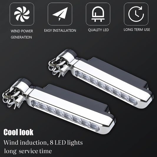 LED Wind-Powered Lights for Vehicles (CWL)