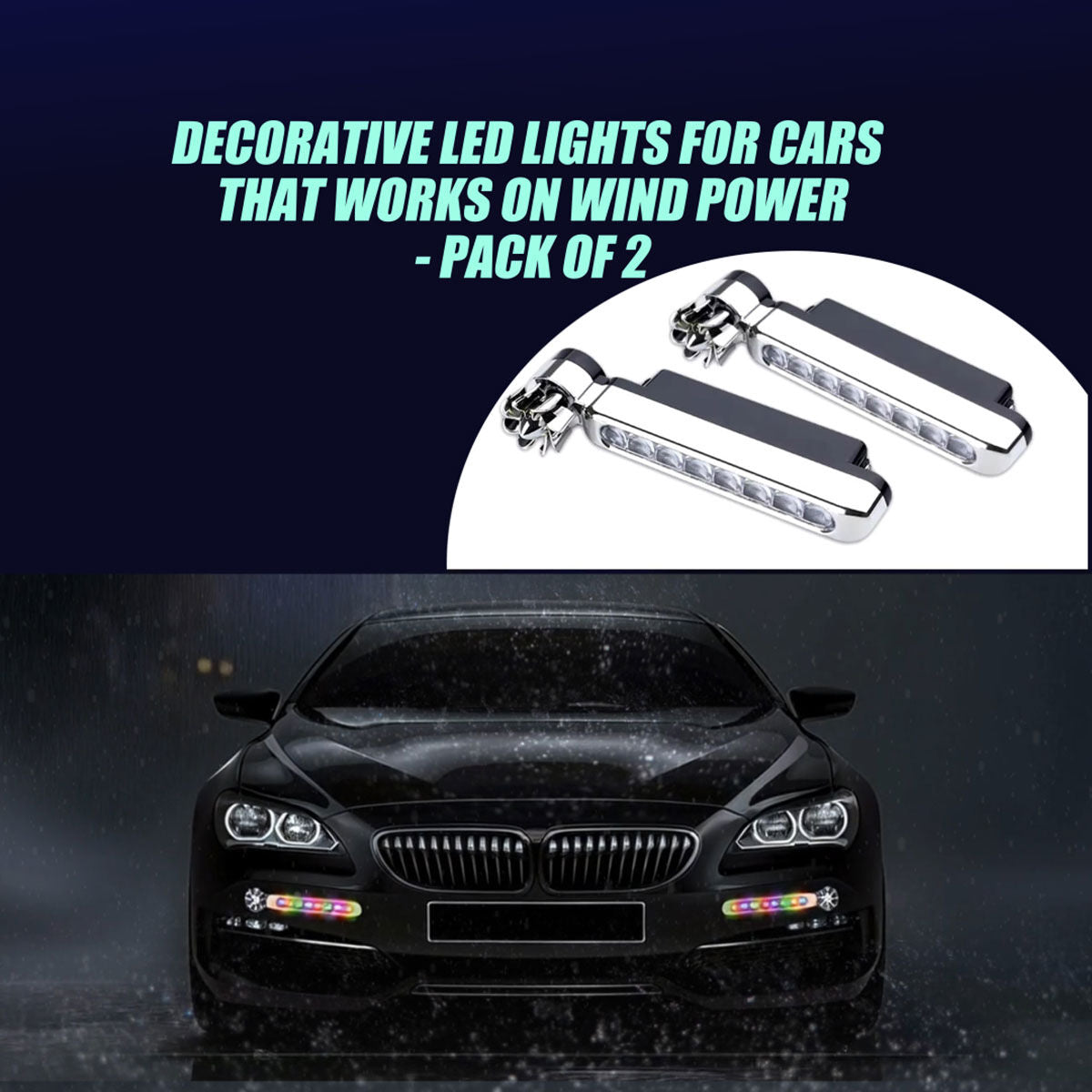 LED Wind-Powered Lights for Vehicles (CWL)