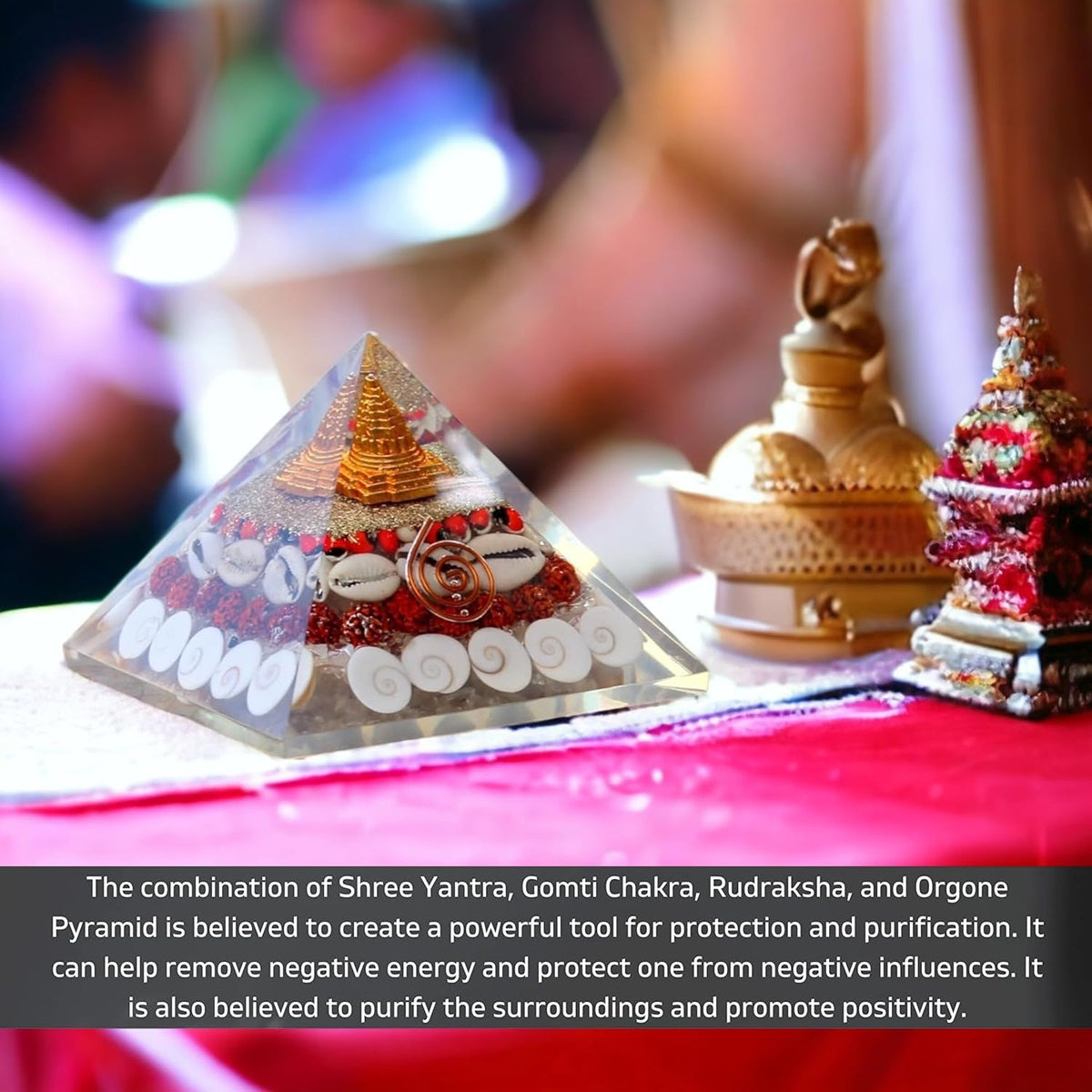 Shri Yantra Gomti Chakra Laxmi Pyramid