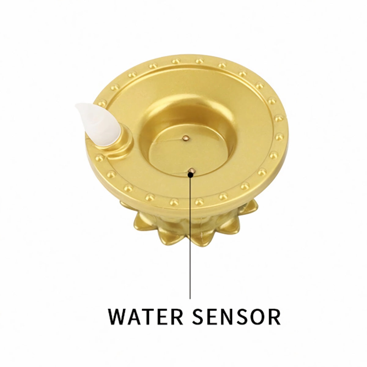 Golden Water Sensor Diya - Pack of 6